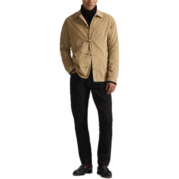 Polo Ralph Lauren Men's Classic-Fit Cotton Shirt Jacket in Khaki