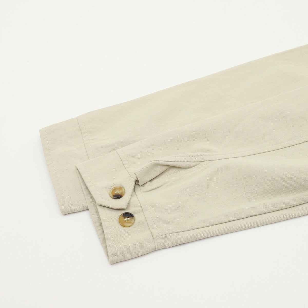 Polo Ralph Lauren Men's Khaki Bi-Swing Cotton Twill Harrington Jacket