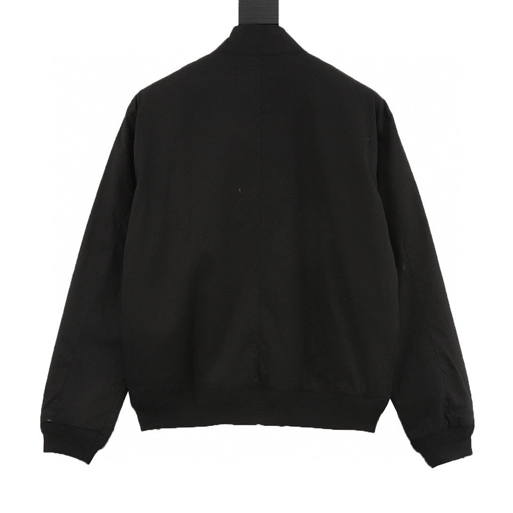 Polo Ralph Lauren Men's Black Classic‑Fit Twill Signature Pony Harrington Jacket
