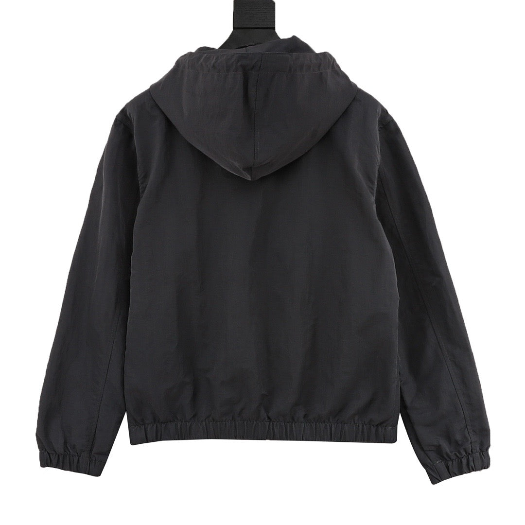 Polo Ralph Lauren Men's Black Hooded Full-Zip Windbreaker