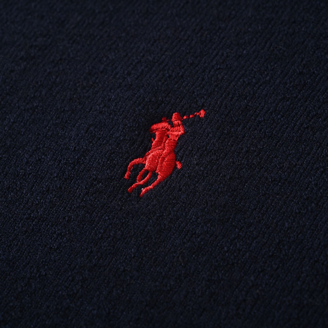 Polo Ralph Lauren Classic‑Fit Navy Crew Neck Knit Sweater
