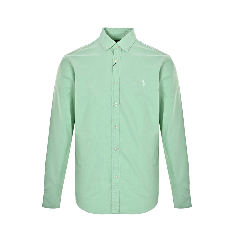Polo Ralph Lauren Classic‑Fit Series Light Green Oxford Long Sleeve Shirt