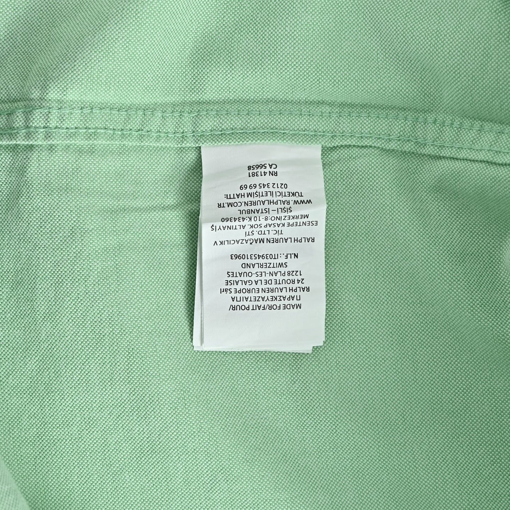 Polo Ralph Lauren Classic‑Fit Series Light Green Oxford Long Sleeve Shirt
