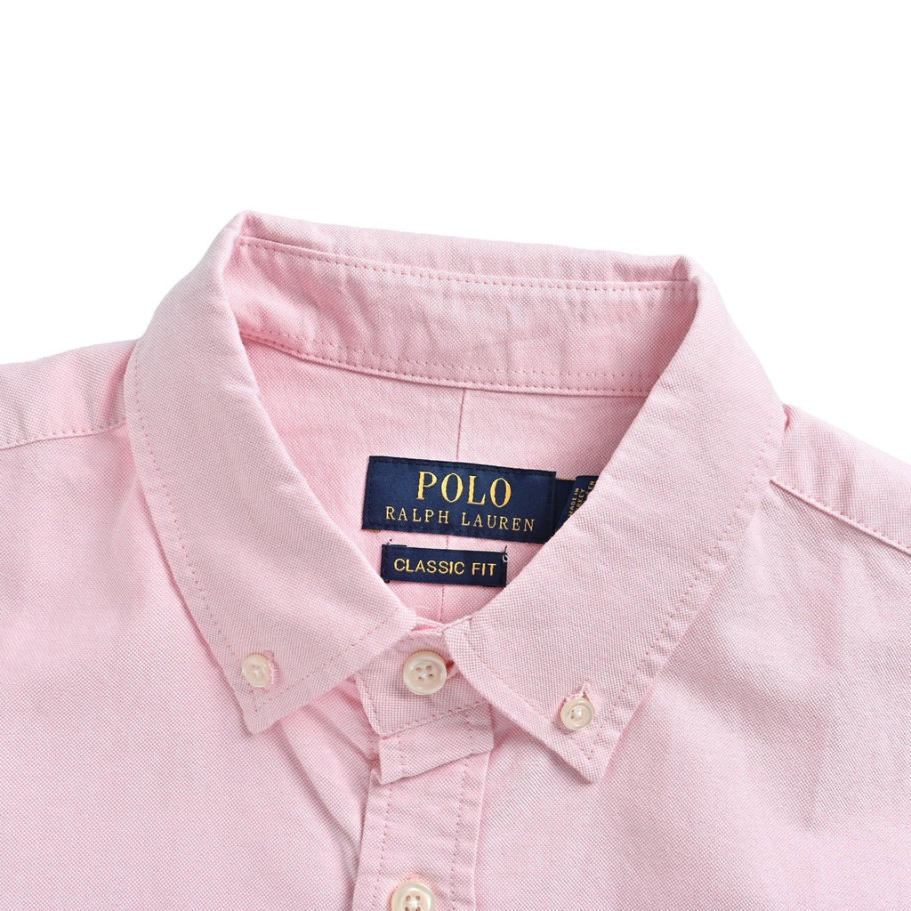 Polo Ralph Lauren Classic‑Fit Series Pink Oxford Long Sleeve Shirt