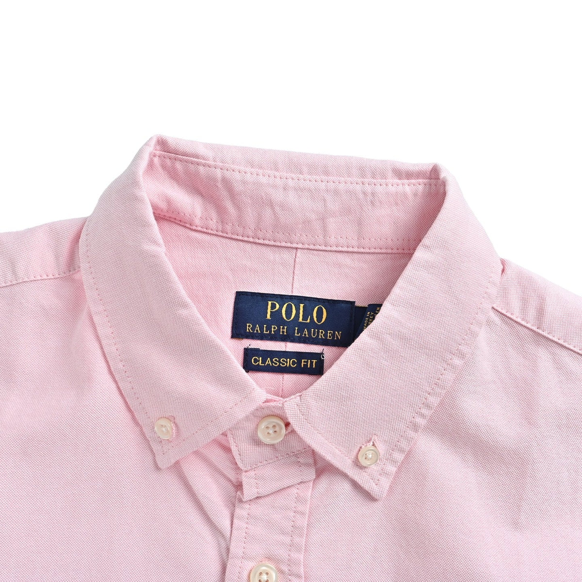 Polo Ralph Lauren Classic‑Fit Series Pink Oxford Long Sleeve Shirt