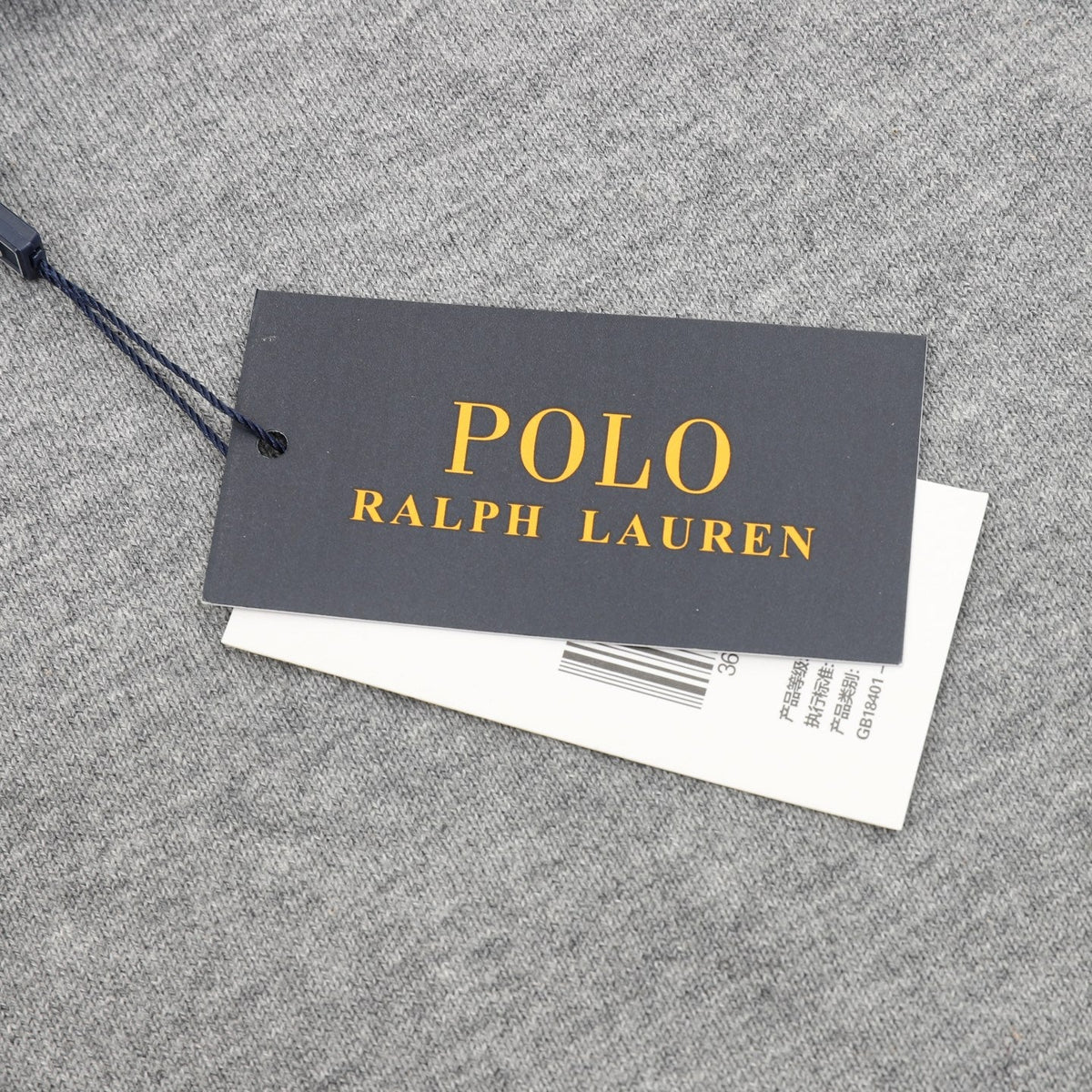 Polo Ralph Lauren Classic‑Fit Heather Gray Knit Long Sleeve Polo Shirt
