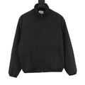 Saint Laurent Paris Stand‑Collared Padded Jacket Black