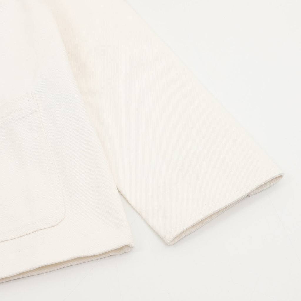 Louis Vuitton Paris Logo Print Workwear Overshirt Off‑White