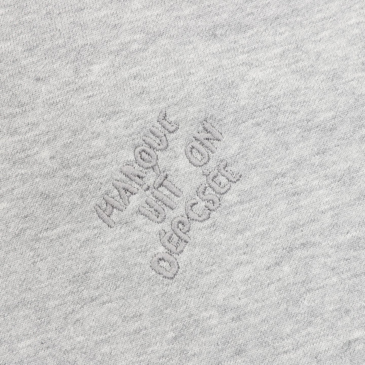 Louis Vuitton Pearl‑Drawstring Zipper Hooded Jacket Heather Gray
