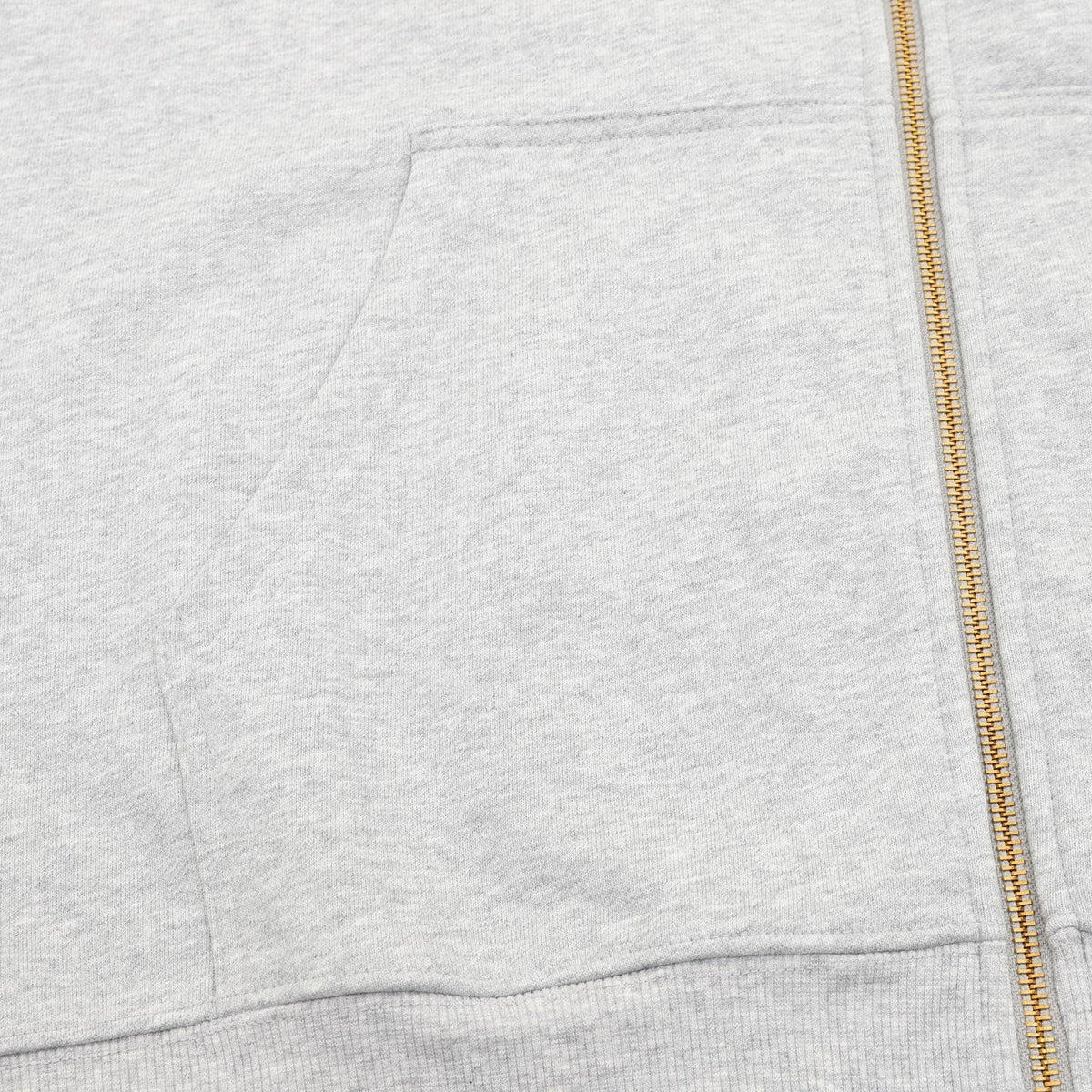 Louis Vuitton Pearl‑Drawstring Zipper Hooded Jacket Heather Gray