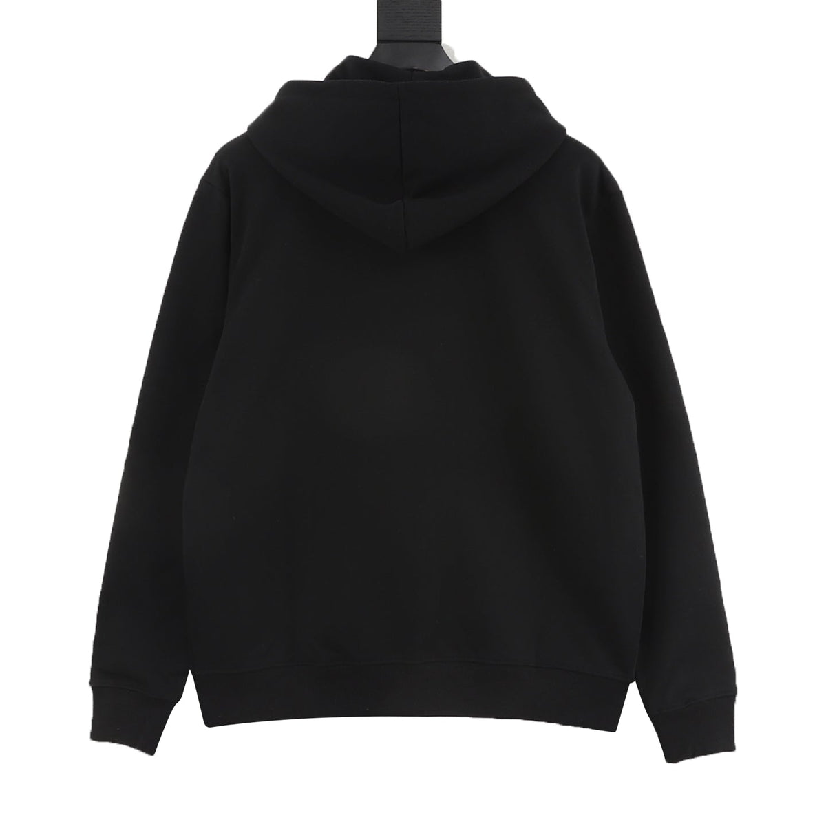 Louis Vuitton Pearl‑Drawstring Zipper Hooded Jacket Black