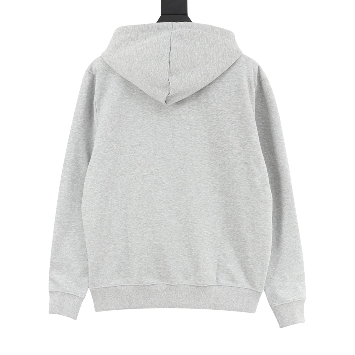 Loewe Anagram‑Logo Full‑Zip Hoodie Light Grey Orange Drawstring