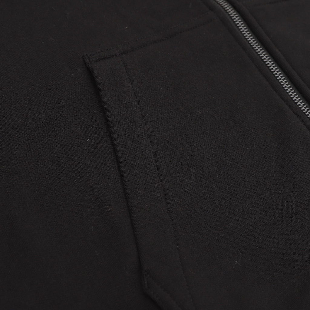 Burberry Equestrian Knight Logo Black Full Zip Hoodie