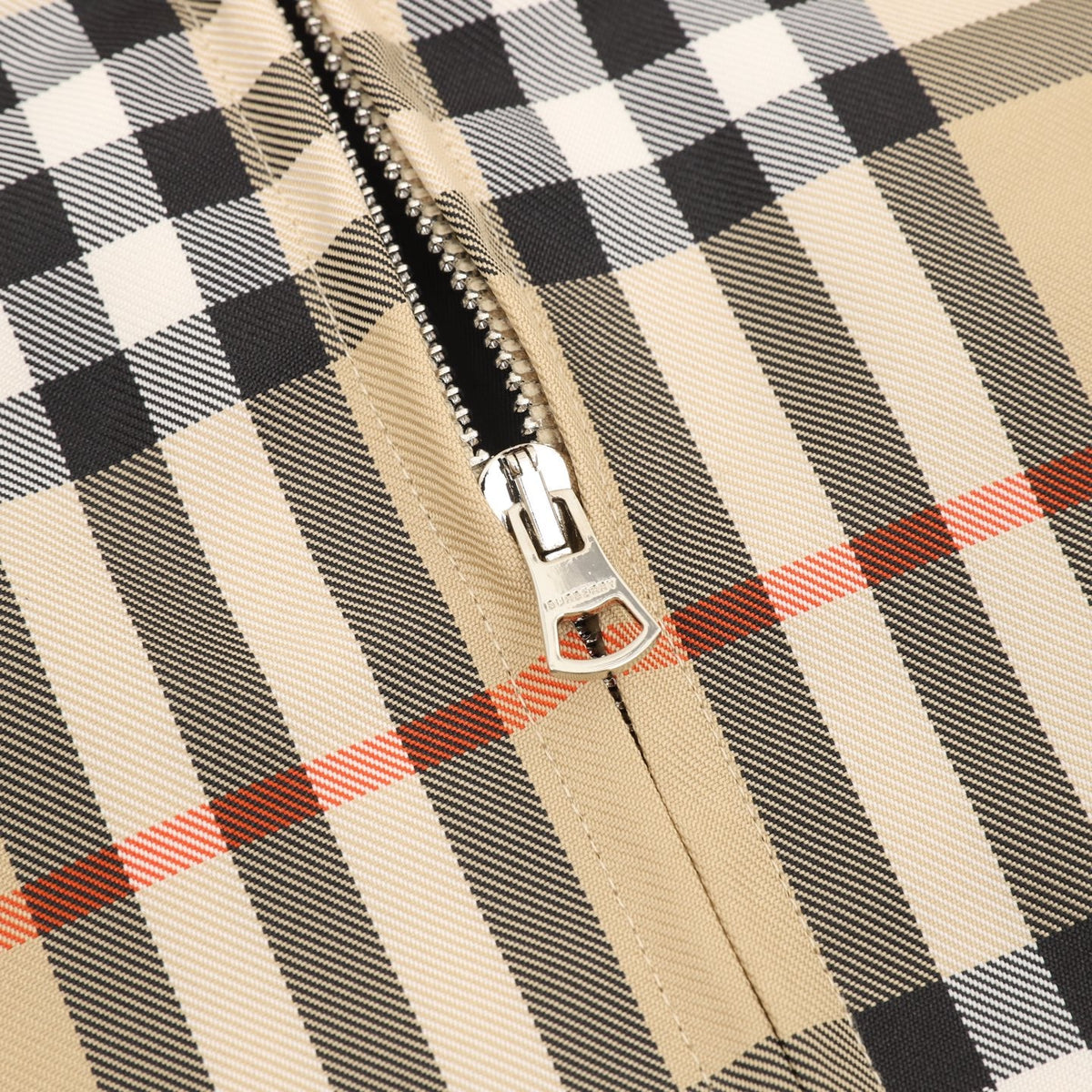 Burberry Vintage Check Stand Collar Zip Jacket