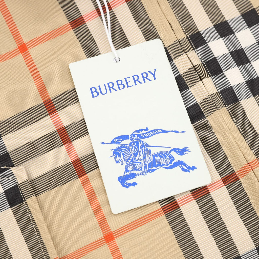 Burberry Vintage Check Stand Collar Zip Jacket