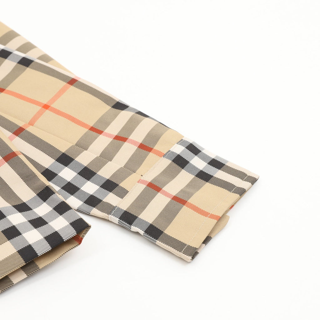 Burberry Vintage Check Stand Collar Zip Jacket