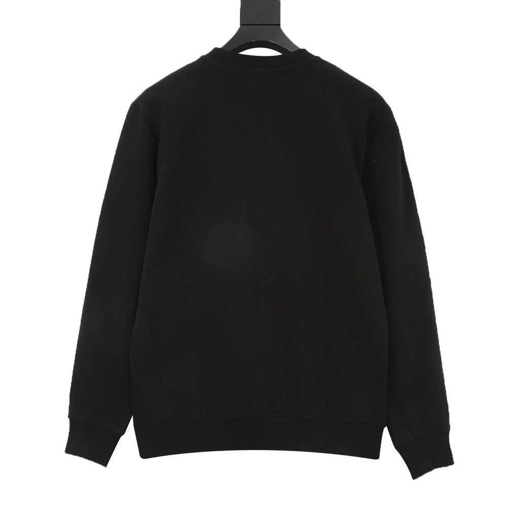 Gucci GG Canvas Pocket Horsebit Crewneck Sweatshirt Black