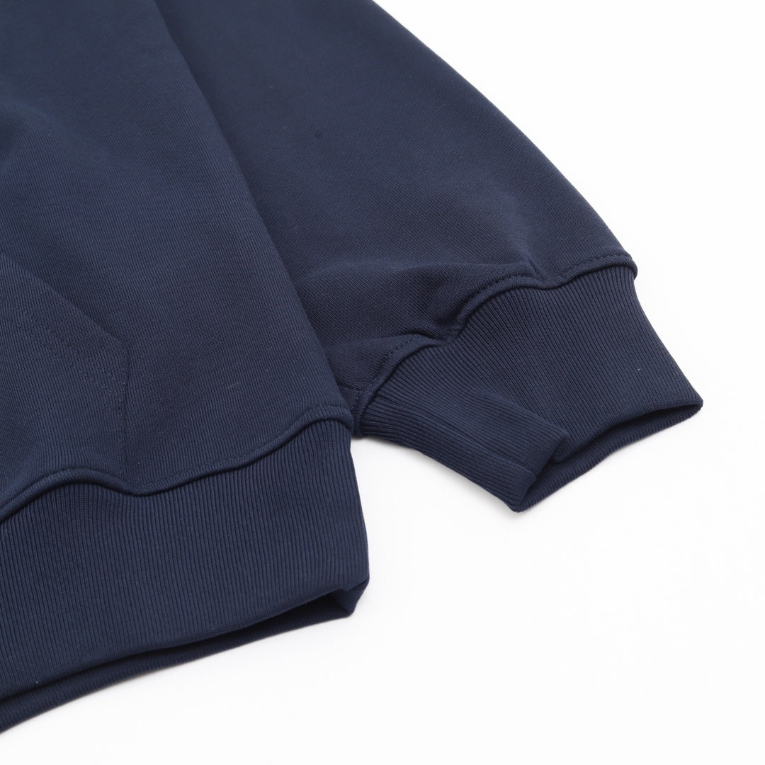 Louis Vuitton Monogram Lining LV Logo Hoodie Navy