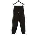Gucci Side Stripe Logo Embroidered Jogger Pants Black