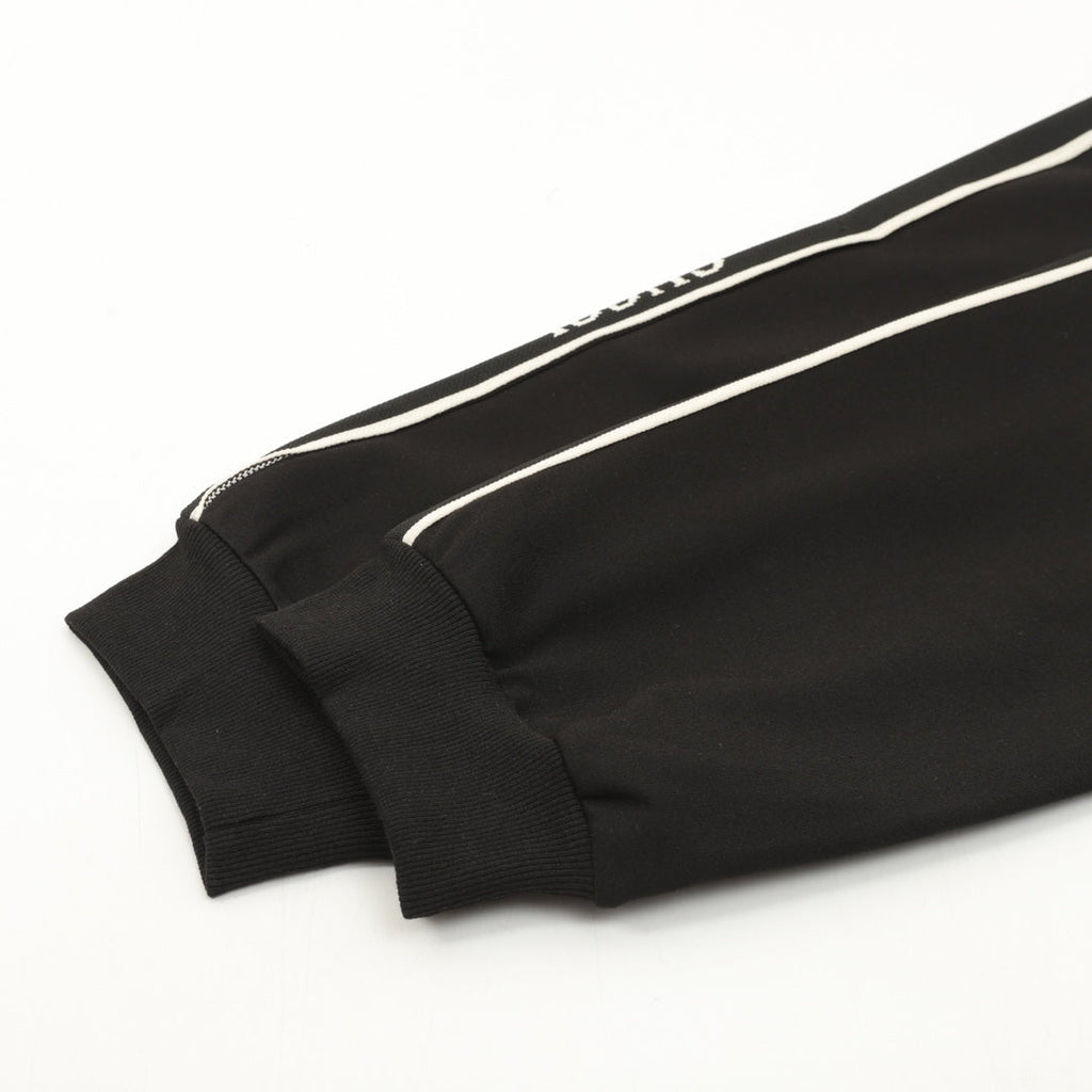 Gucci Side Stripe Logo Embroidered Jogger Pants Black