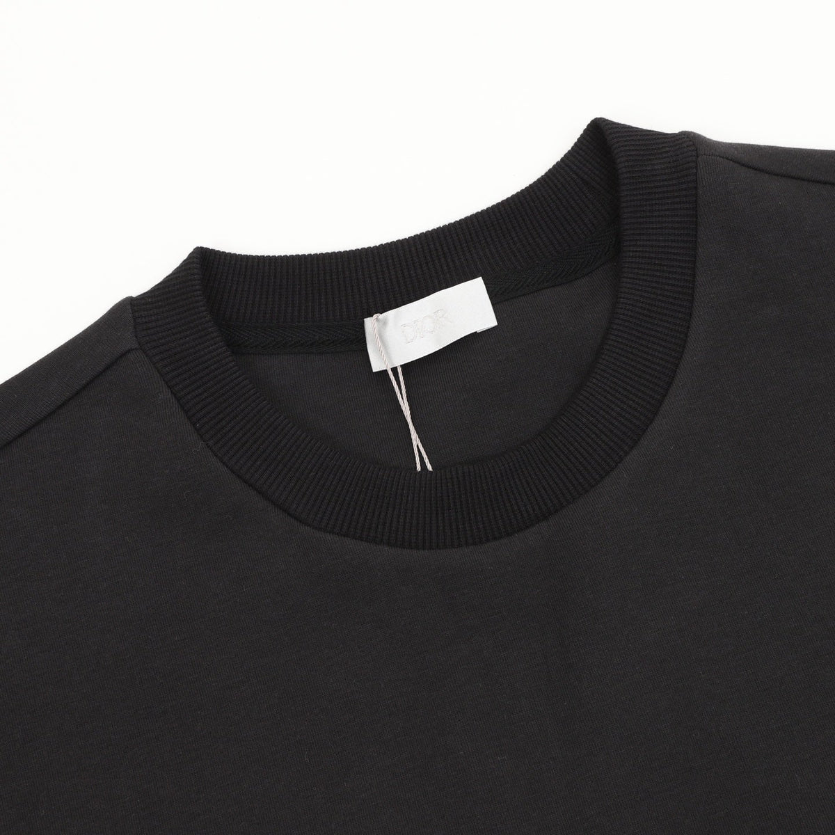 Dior Clover Embroidered Crew Neck Sweatshirt Black