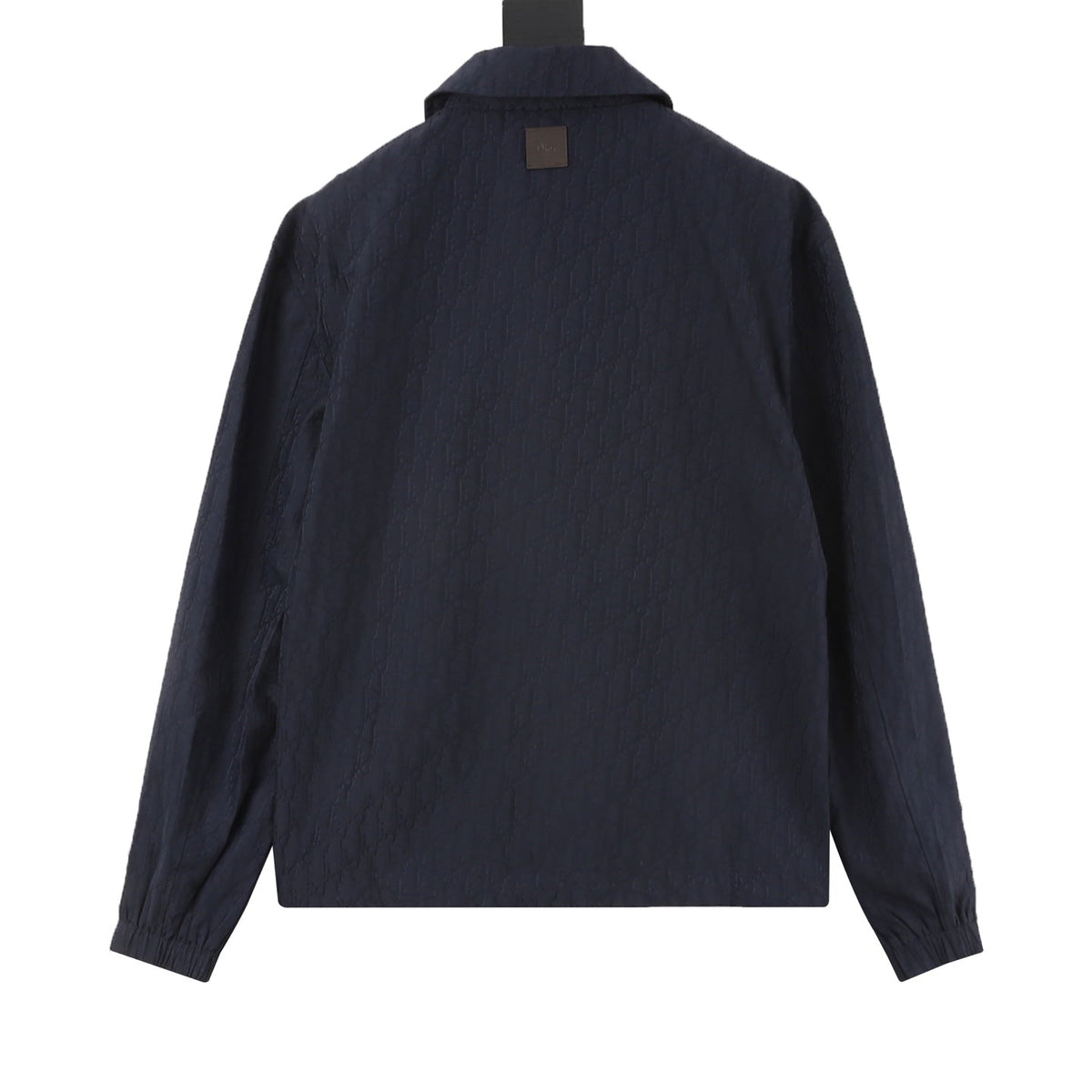 Dior Oblique Jacquard Coach Jacket Navy Blue