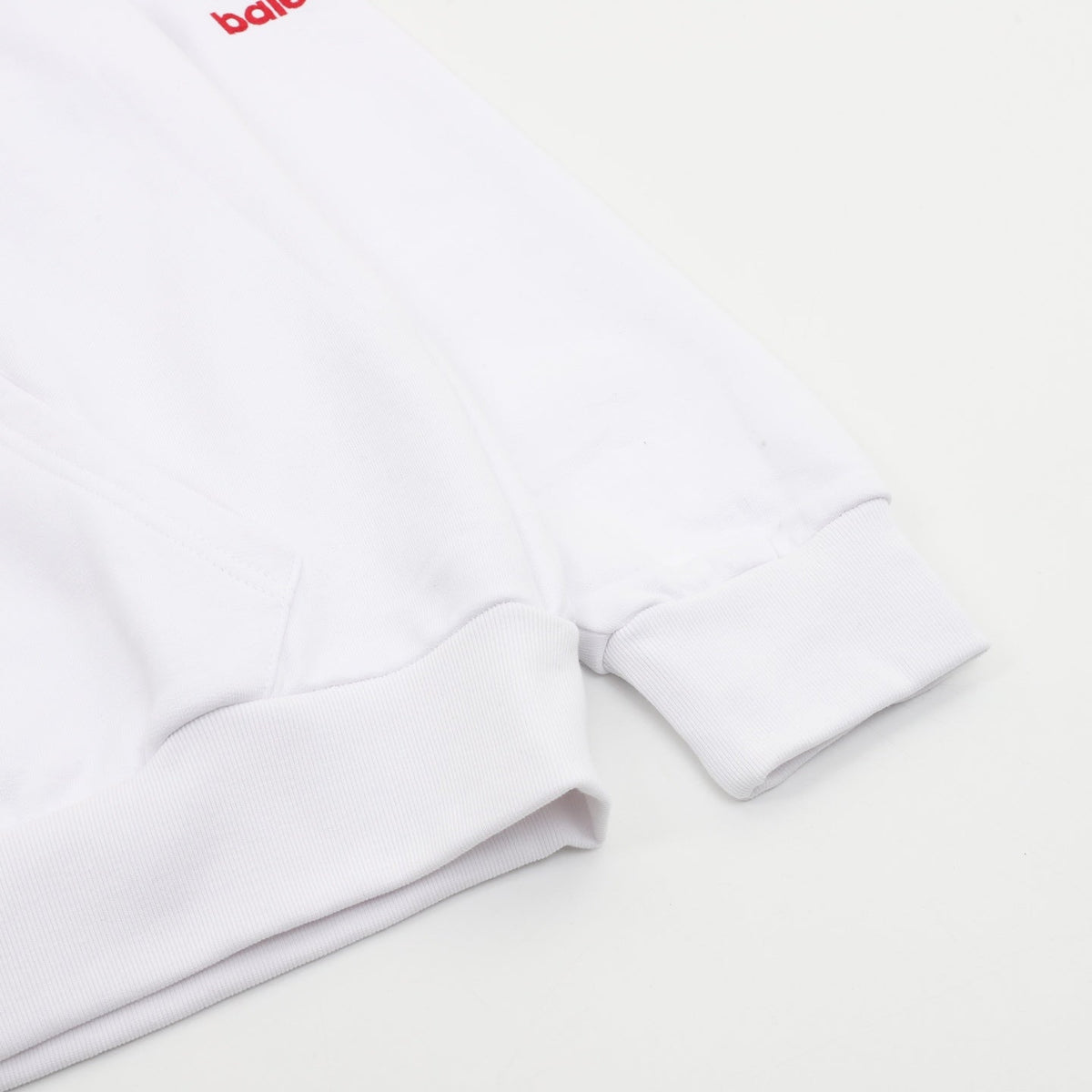 Balenciaga 3B Sports Icon Series White Embroidered Logo Hoodie