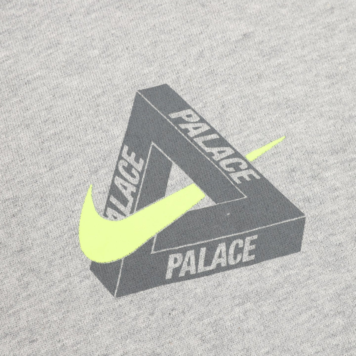 Nike x Palace Triangle Logo Pullover Hoodie Heather Grey（