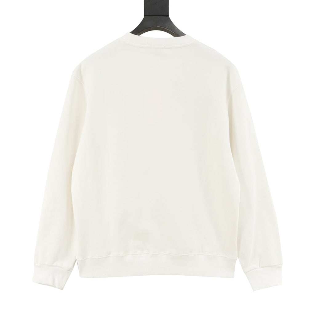 Balenciaga Bad Poker Player Series White Crew Neck Sweatshirt