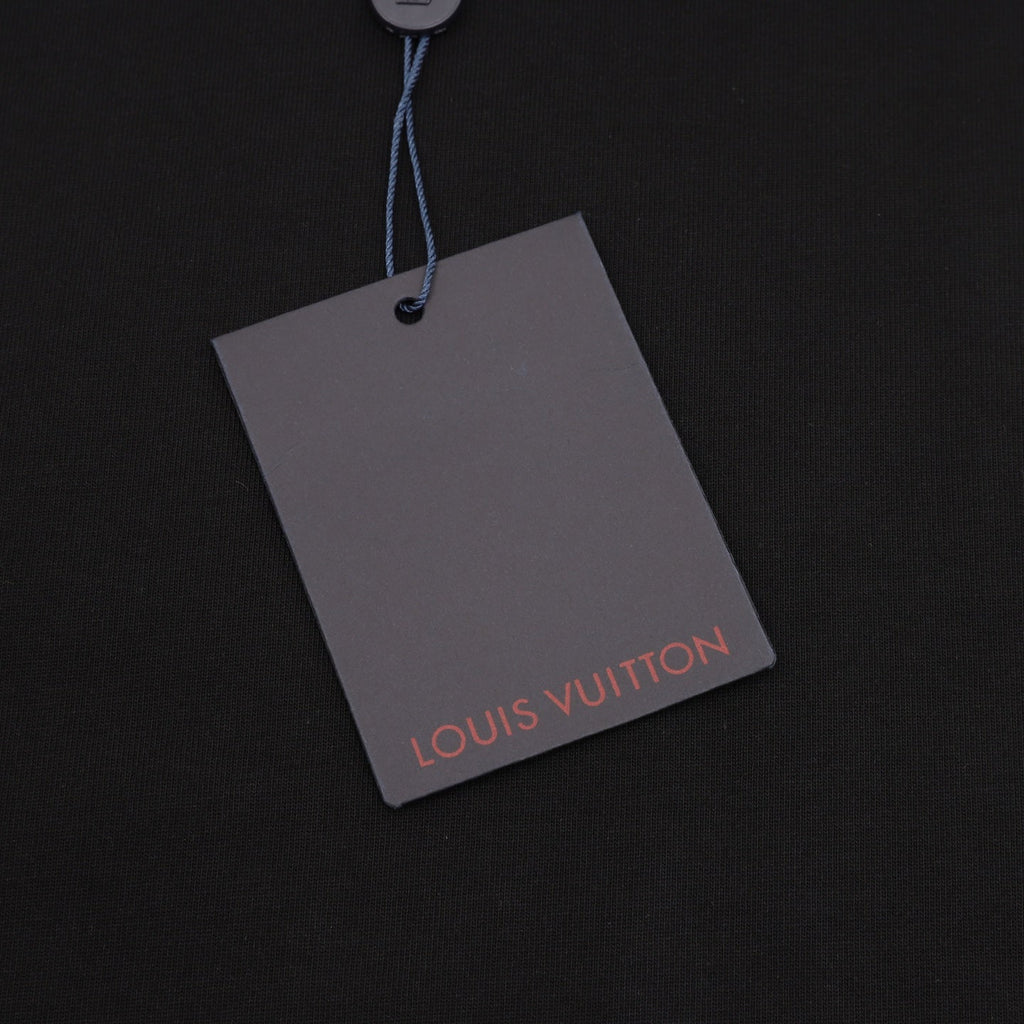 Louis Vuitton Handbag Graphic Print Long Sleeve T-shirt Black