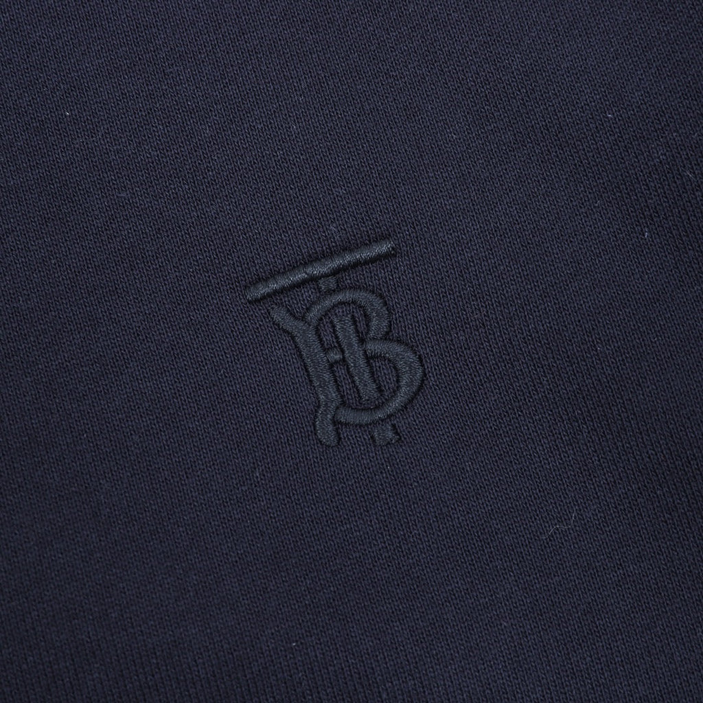 Burberry Vintage Check Panel Navy Zip Up Hoodie