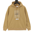 Burberry London England Logo Patch Camel Hoodie