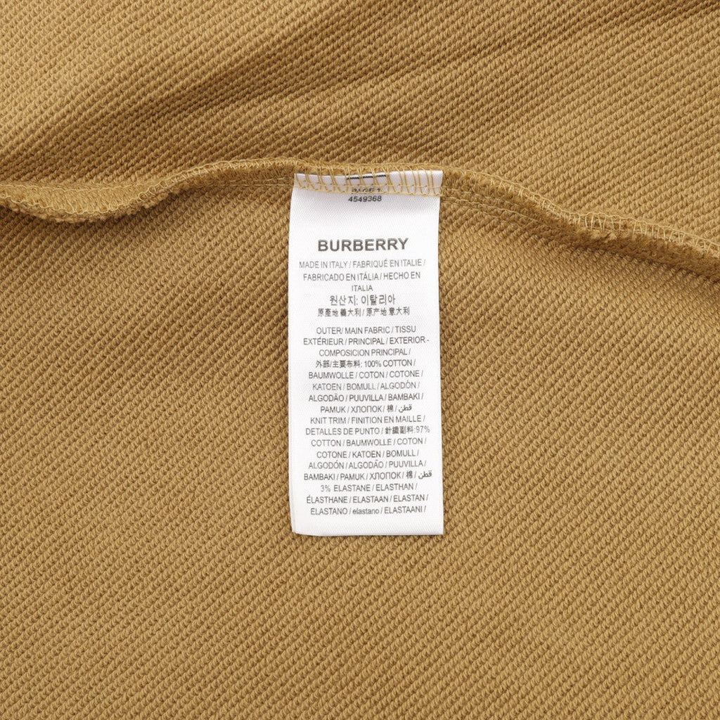 Burberry London England Logo Patch Camel Hoodie