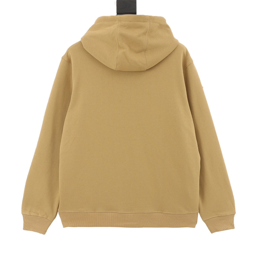 Burberry London England Logo Patch Camel Hoodie