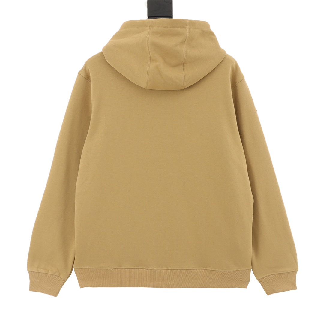 Burberry London England Logo Patch Camel Hoodie