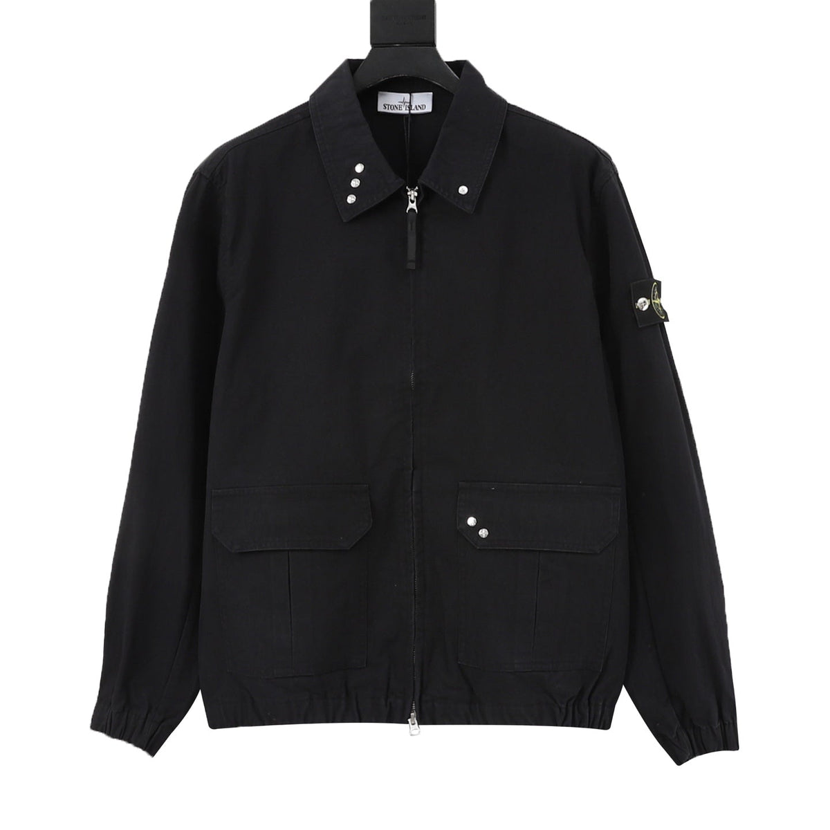 Stone Island Black Zip Up Field Jacket