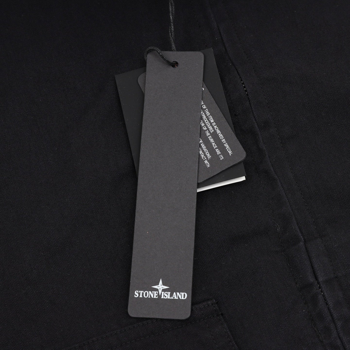 Stone Island Black Zip Up Field Jacket