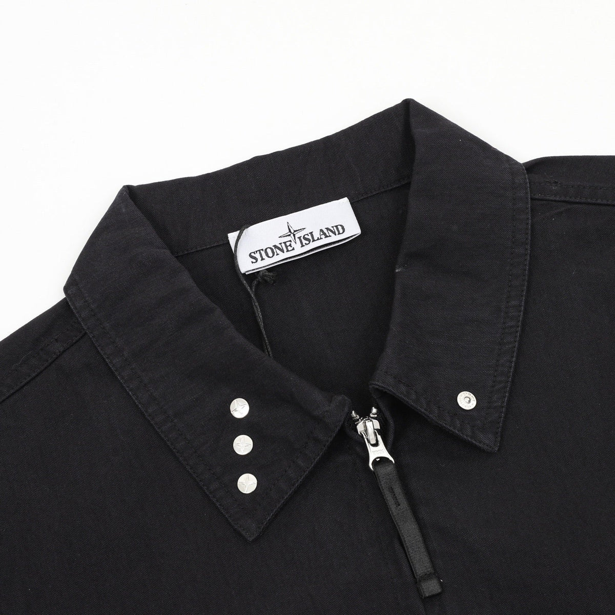 Stone Island Black Zip Up Field Jacket