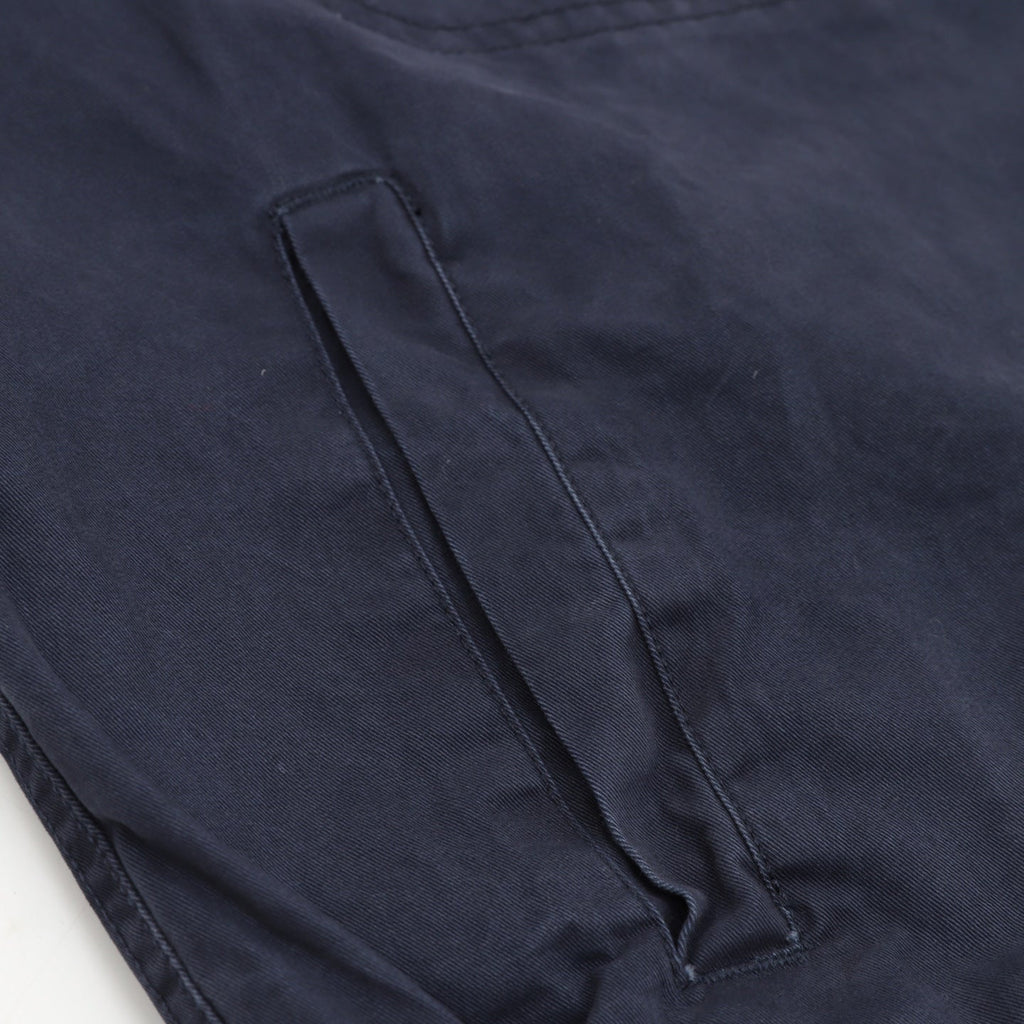 Miu Miu Gradient Washed Logo Embroidery Work Jacket Navy