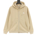 Burberry Equestrian Knight Logo Beige Full Zip Hoodie