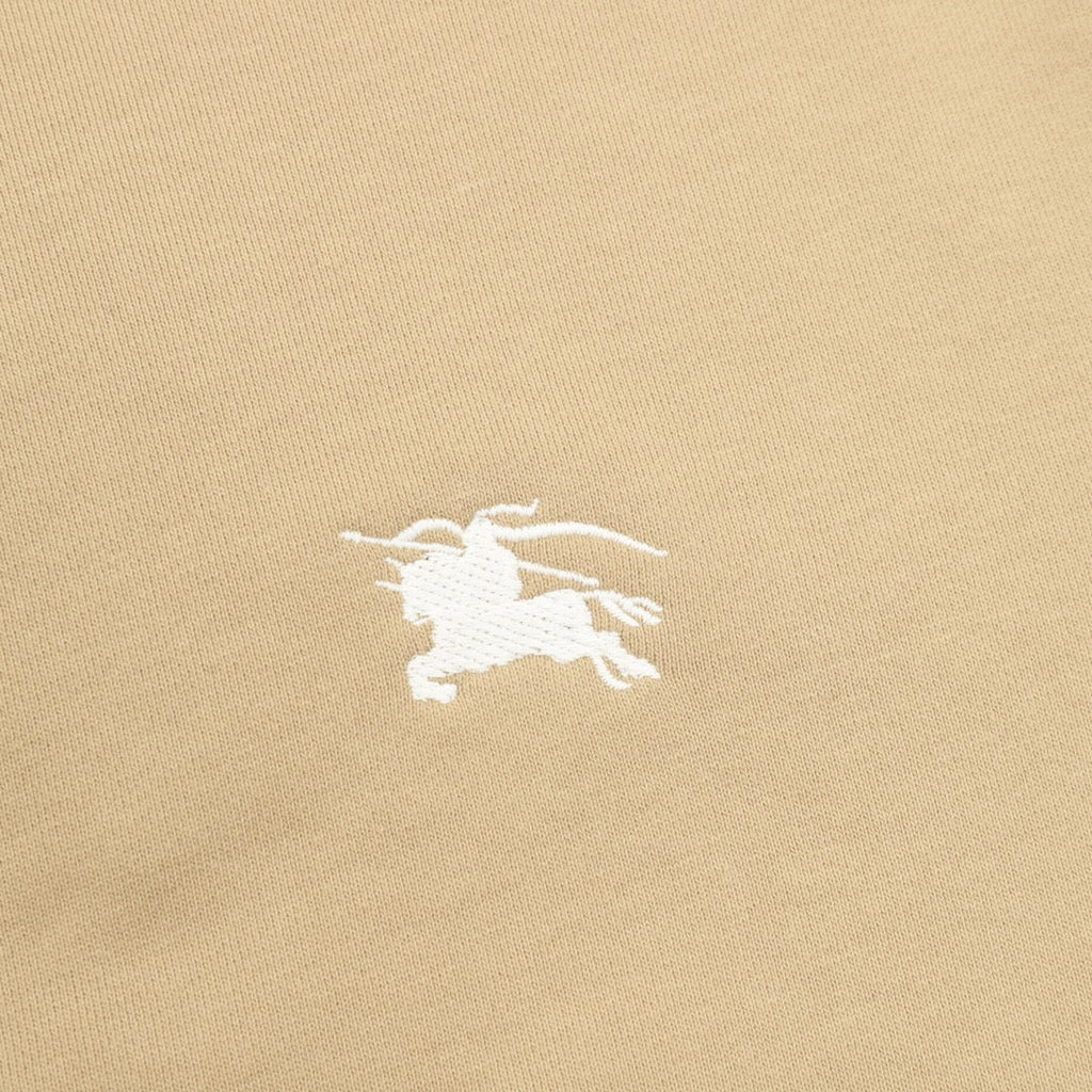 Burberry Equestrian Knight Logo Beige Full Zip Hoodie