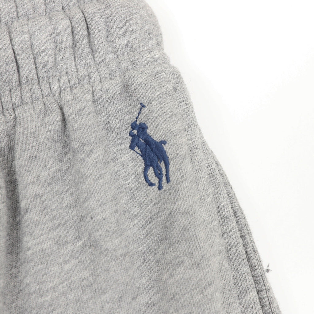 Polo Ralph Lauren Classic Wide Leg Sweatpants Heather Grey