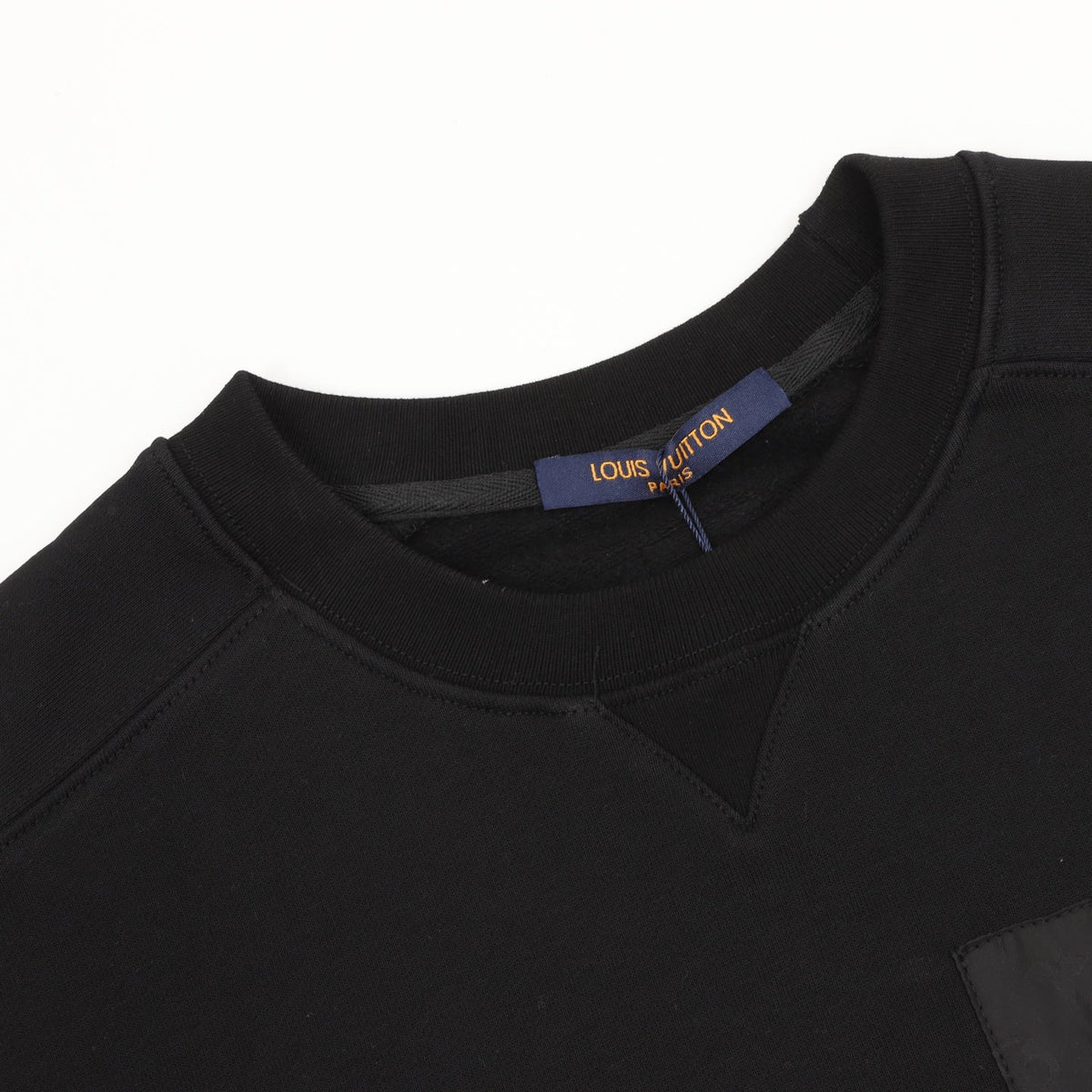 Louis Vuitton Cargo Pocket Crewneck Sweatshirt Black