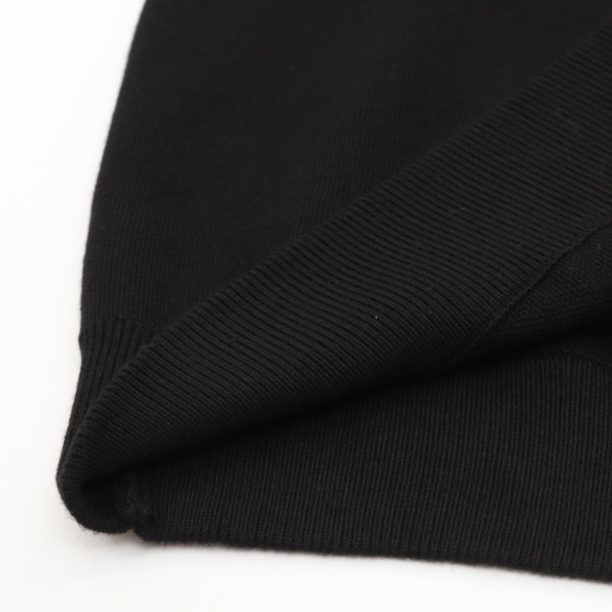 Chanel Double C Logo Black Half Zip Turtleneck Knit Sweater