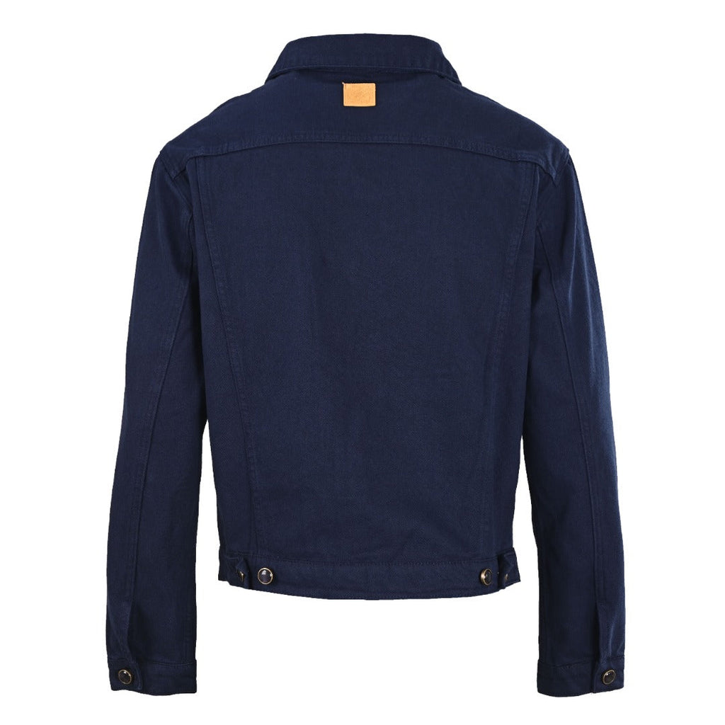 Louis Vuitton Dark Blue Monogram Embossed Denim Jacket