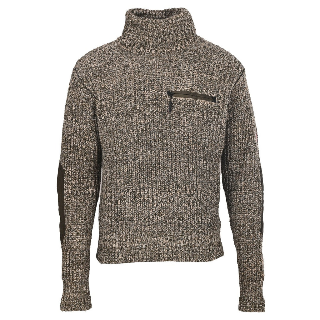Moncler Grenoble Marled Knit Turtleneck Sweater
