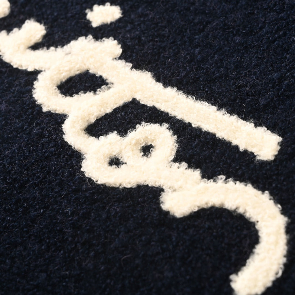 Louis Vuitton Navy Script Vuitton Logo Crew Neck Sweater
