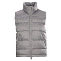 Dior Grey Oblique Print Puffer Vest