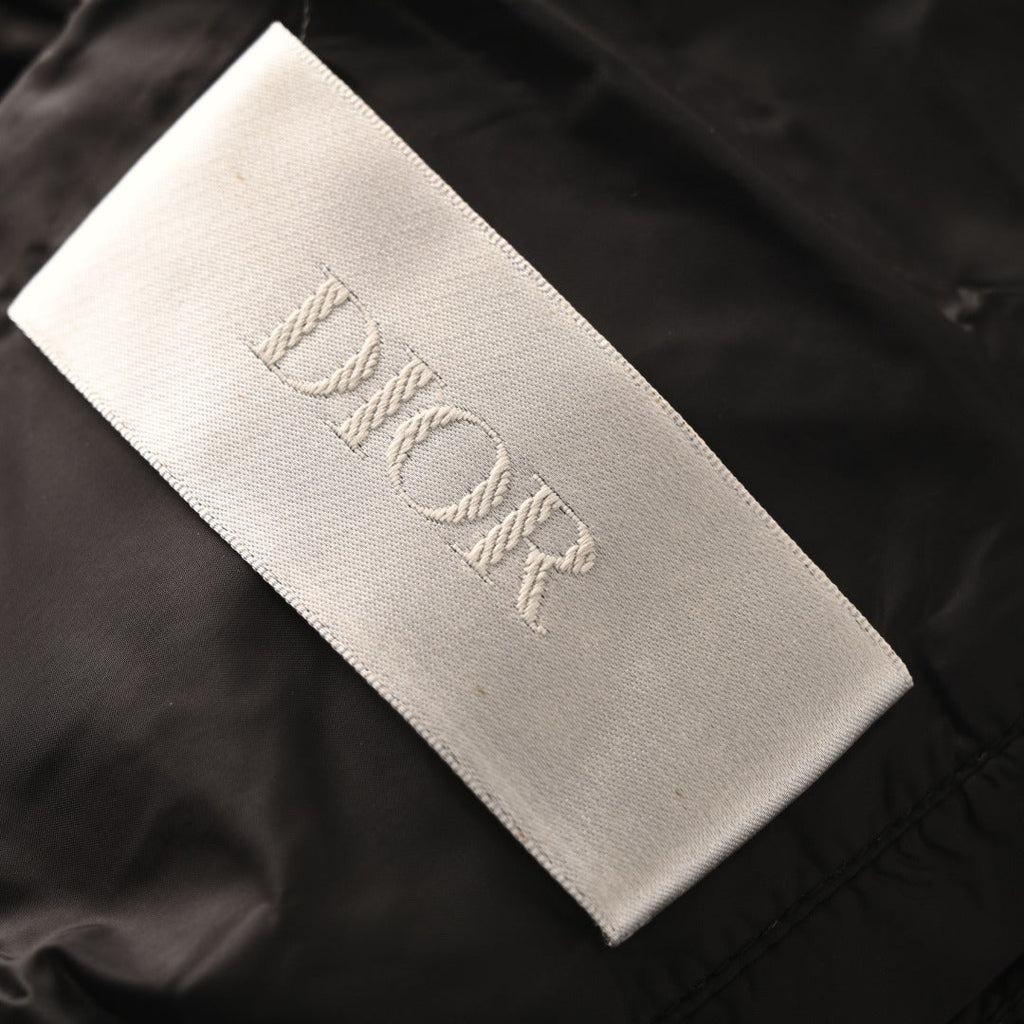 Dior Black Oblique Print Puffer Vest