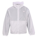 Prada White Triangle Logo Hooded Nylon Windbreaker